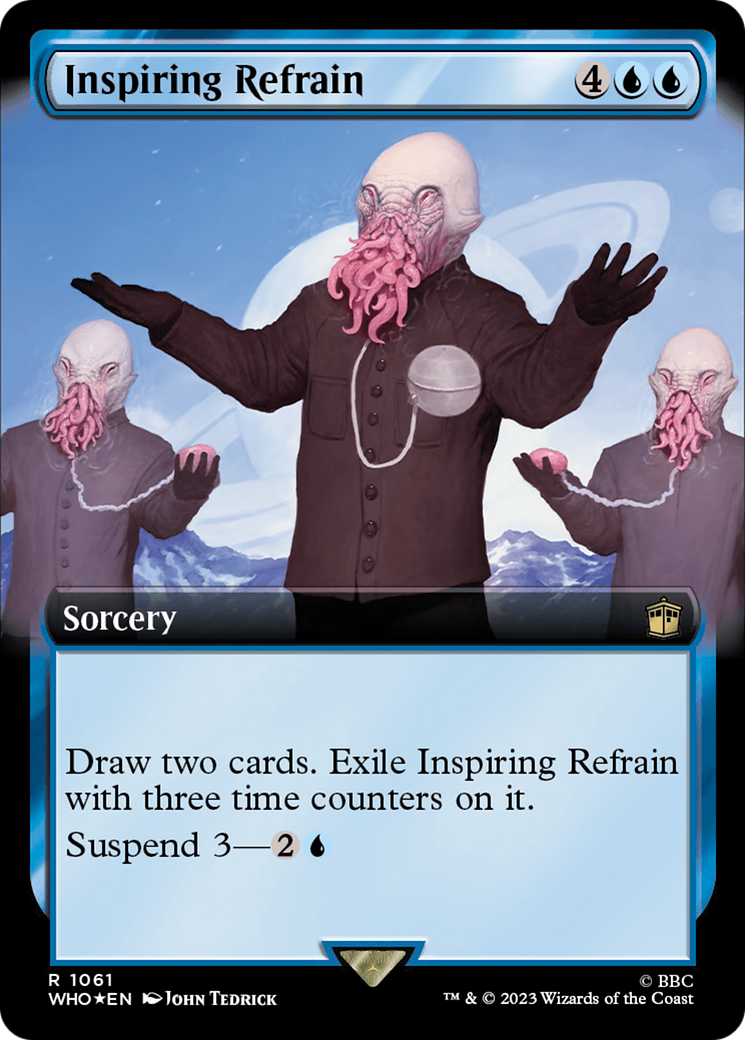 Inspiring Refrain (Extended Art) (Surge Foil) [Doctor Who] | Total Play