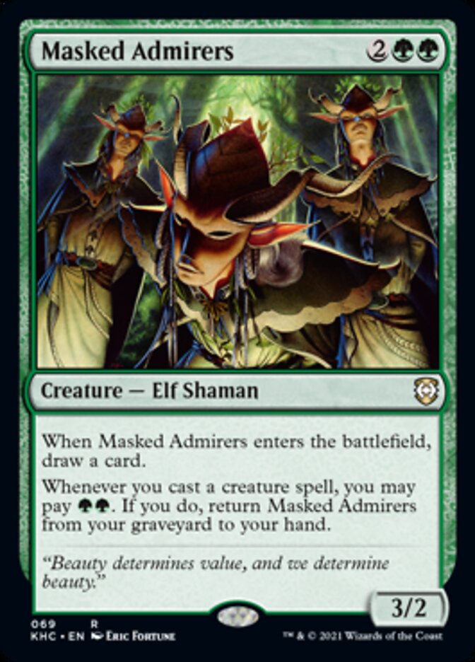 Masked Admirers [Kaldheim Commander] | Total Play