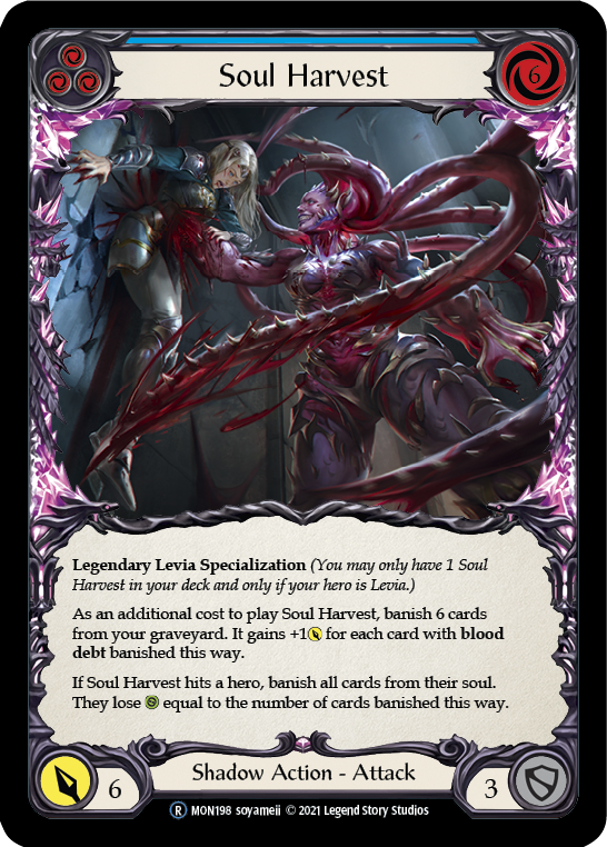 Soul Harvest [U-MON198-RF] (Monarch Unlimited)  Unlimited Rainbow Foil | Total Play