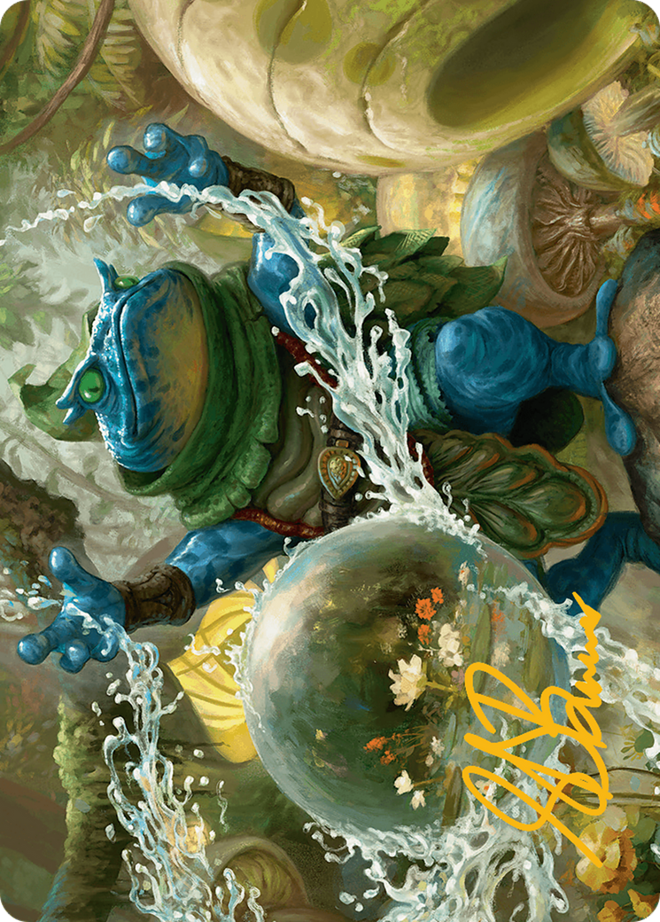 Pond Prophet Art Card (Gold-Stamped Signature) [Bloomburrow Art Series] | Total Play