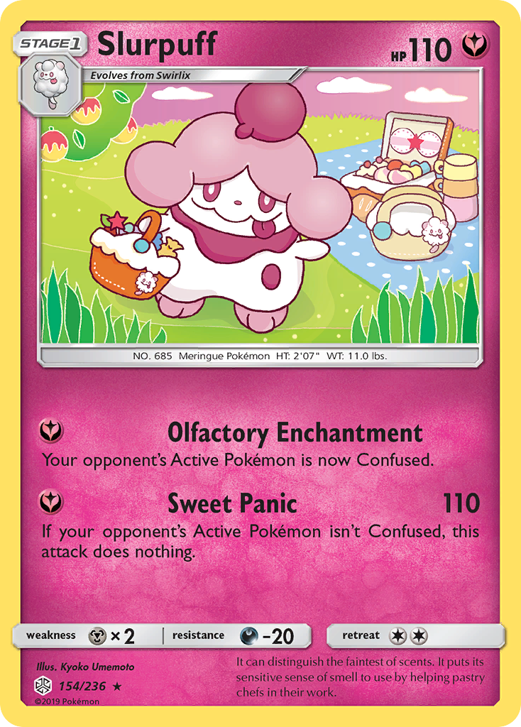 Slurpuff (154/236) [Sun & Moon: Cosmic Eclipse] | Total Play