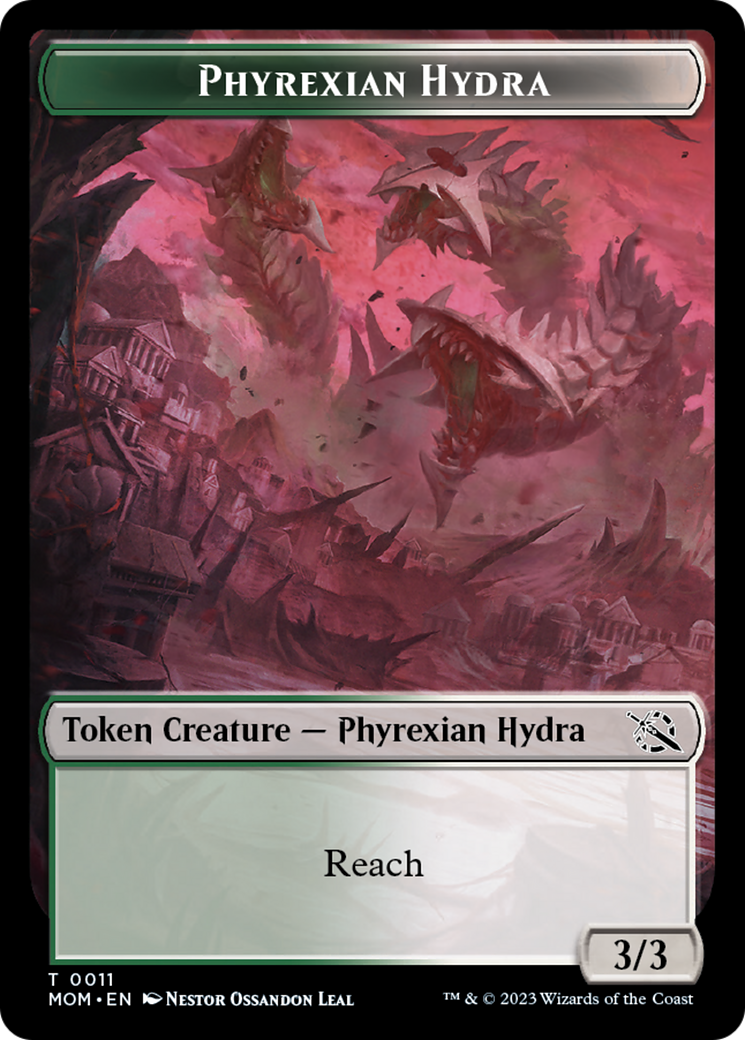 Elemental (9) // Phyrexian Hydra (11) Double-Sided Token [March of the Machine Tokens] | Total Play