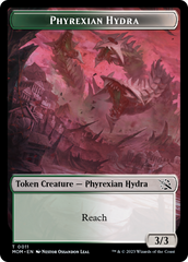 Elemental (9) // Phyrexian Hydra (11) Double-Sided Token [March of the Machine Tokens] | Total Play