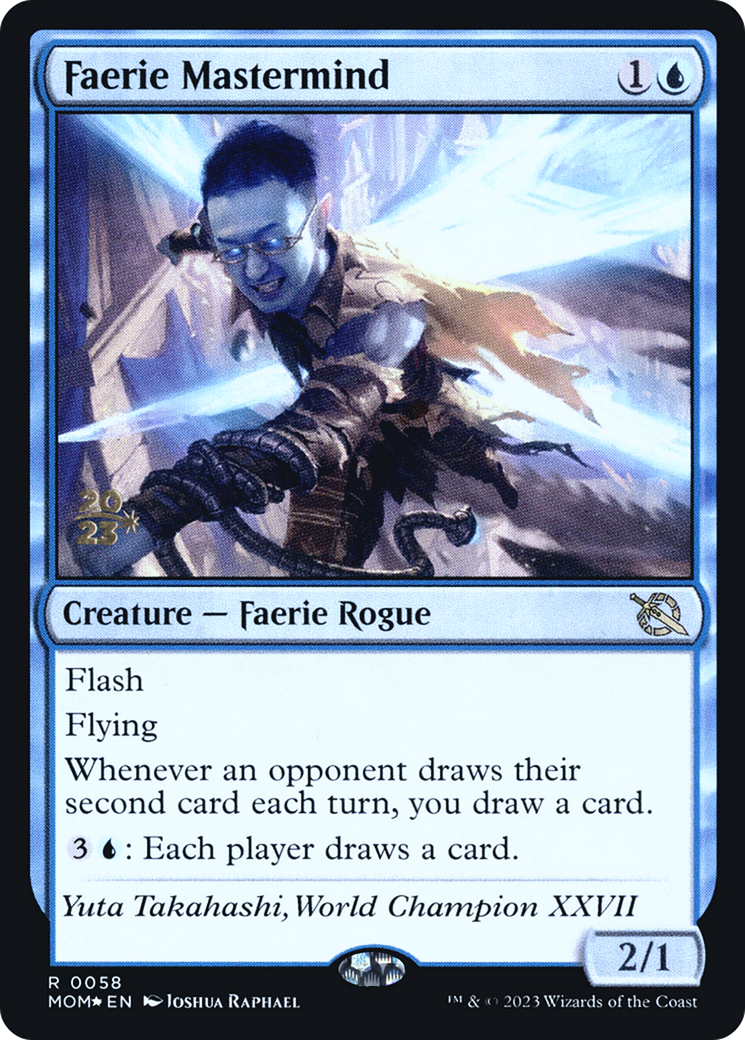 Faerie Mastermind [March of the Machine Prerelease Promos] | Total Play