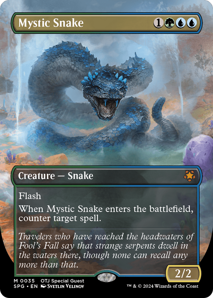 Mystic Snake (Borderless) [Outlaws of Thunder Junction Special Guests] | Total Play
