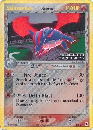Salamence (14/113) (Delta Species) (Stamped) [EX: Delta Species] | Total Play