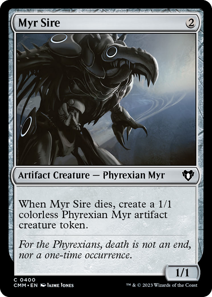 Myr Sire [Commander Masters] | Total Play