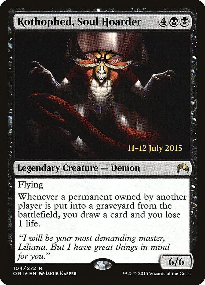 Kothophed, Soul Hoarder [Magic Origins Prerelease Promos] | Total Play
