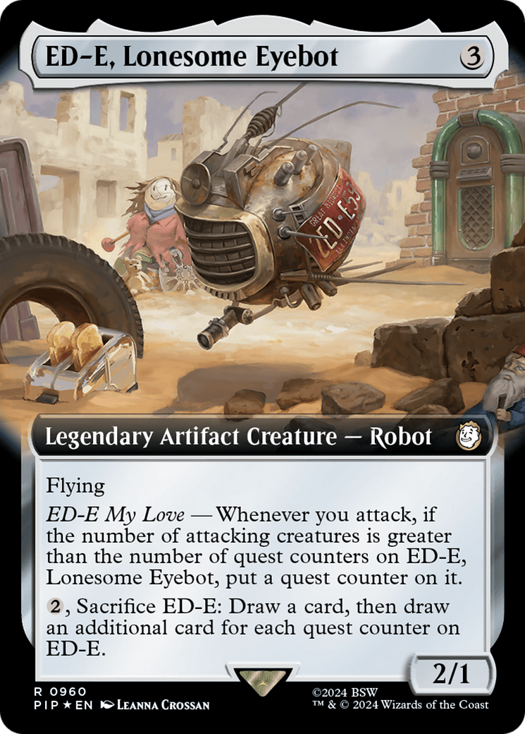 ED-E, Lonesome Eyebot (Extended Art) (Surge Foil) [Fallout] | Total Play