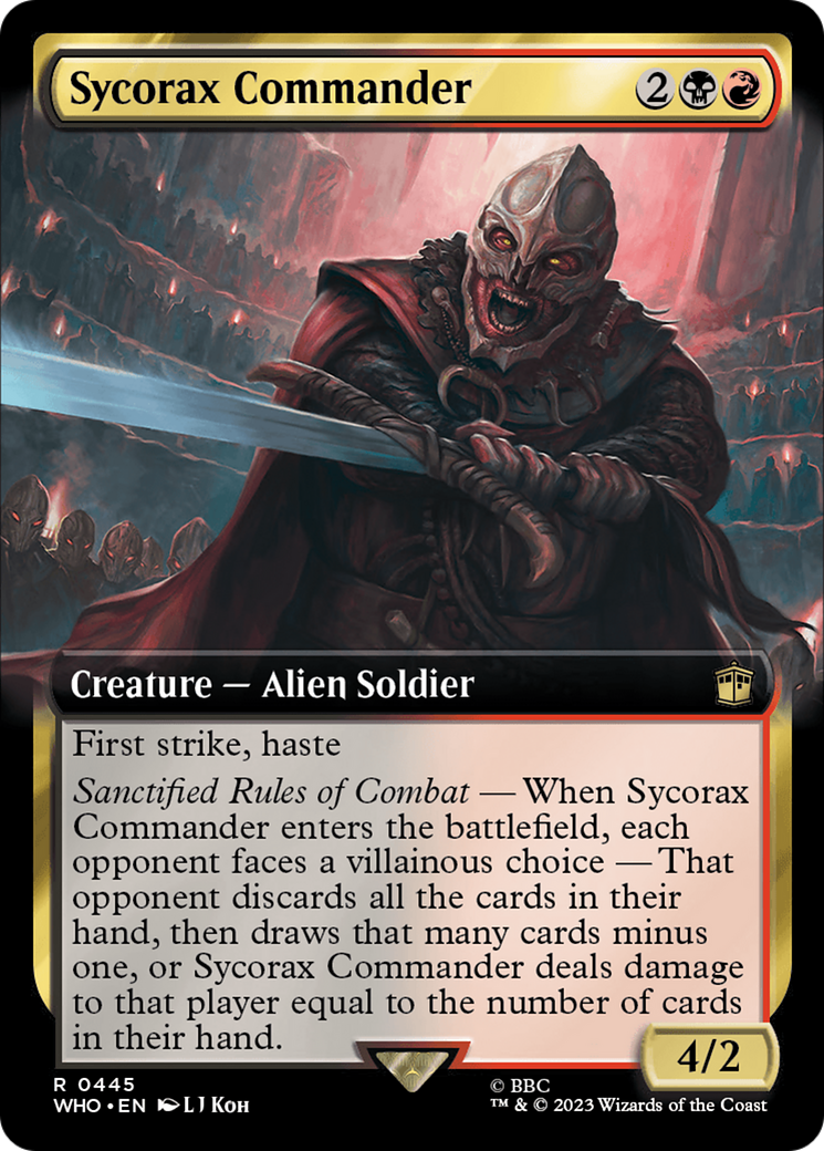 Sycorax Commander (Extended Art) [Doctor Who] | Total Play