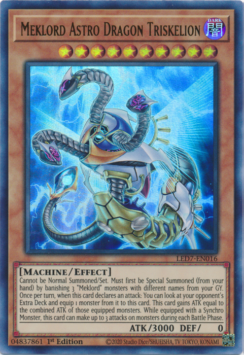 Meklord Astro Dragon Triskelion [LED7-EN016] Ultra Rare | Total Play