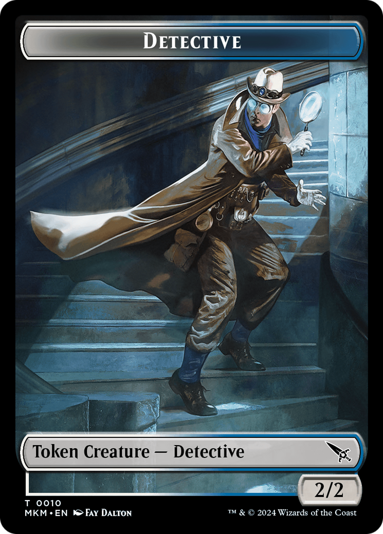 Detective // Spider Double-Sided Token [Murders at Karlov Manor Tokens] | Total Play