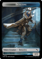 Detective // Voja Fenstalker Double-Sided Token [Murders at Karlov Manor Tokens] | Total Play
