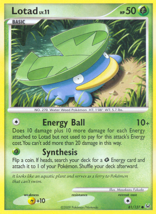 Lotad (81/127) [Platinum: Base Set] | Total Play