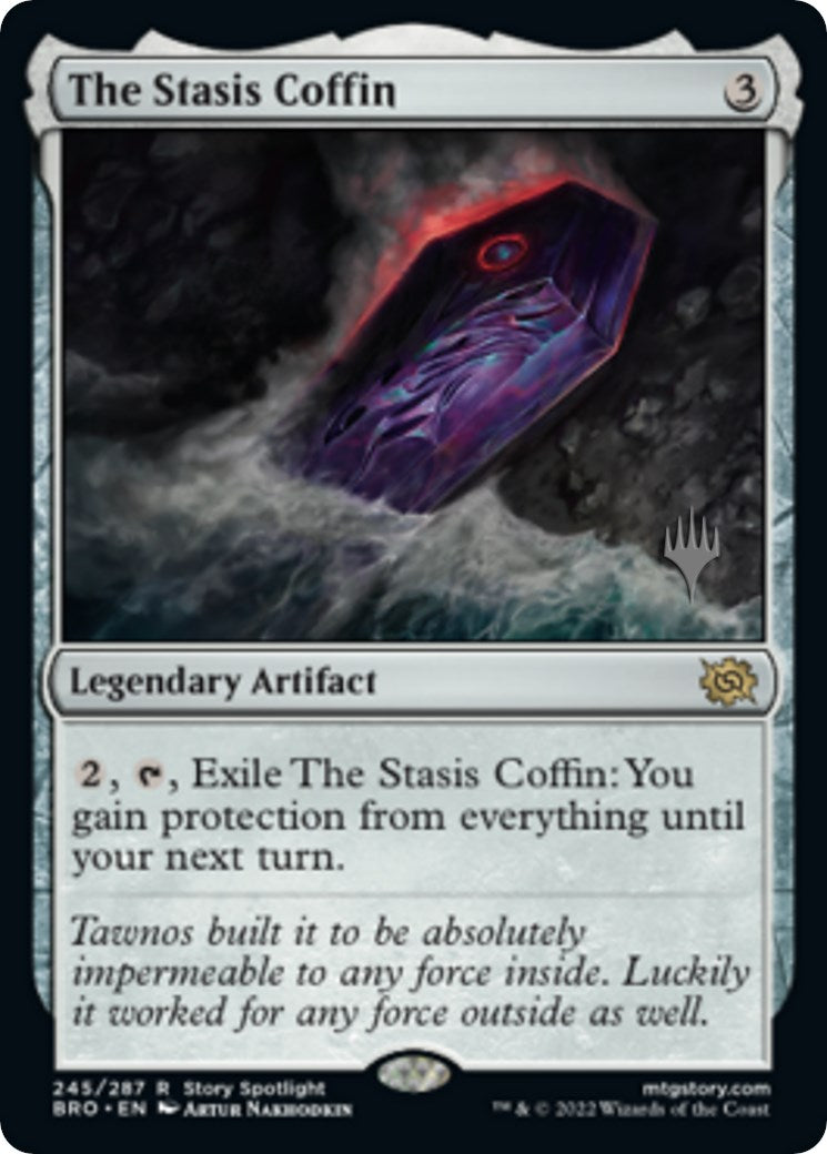 The Stasis Coffin (Promo Pack) [The Brothers' War Promos] | Total Play