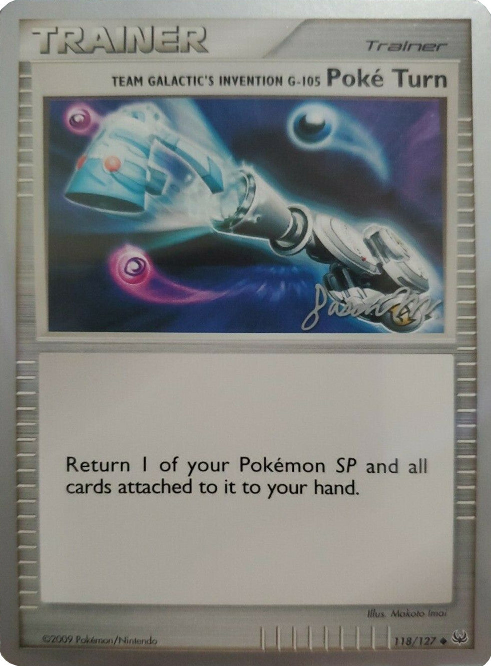 Team Galactic's Invention G-105 Poke Turn (118/127) (Queengar - Jason Martinez) [World Championships 2009] | Total Play