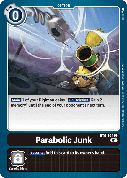 Parabolic Junk [BT6-104] [Double Diamond] | Total Play