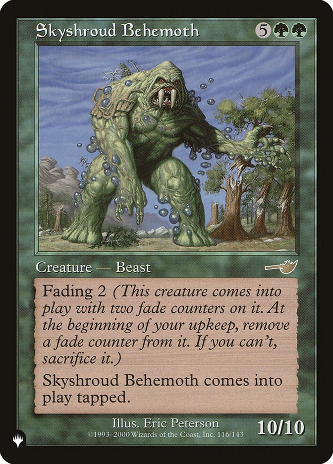 Skyshroud Behemoth [The List] | Total Play