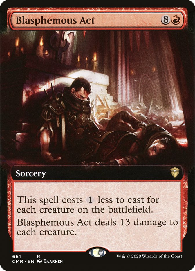 Blasphemous Act (Extended Art) [Commander Legends] | Total Play