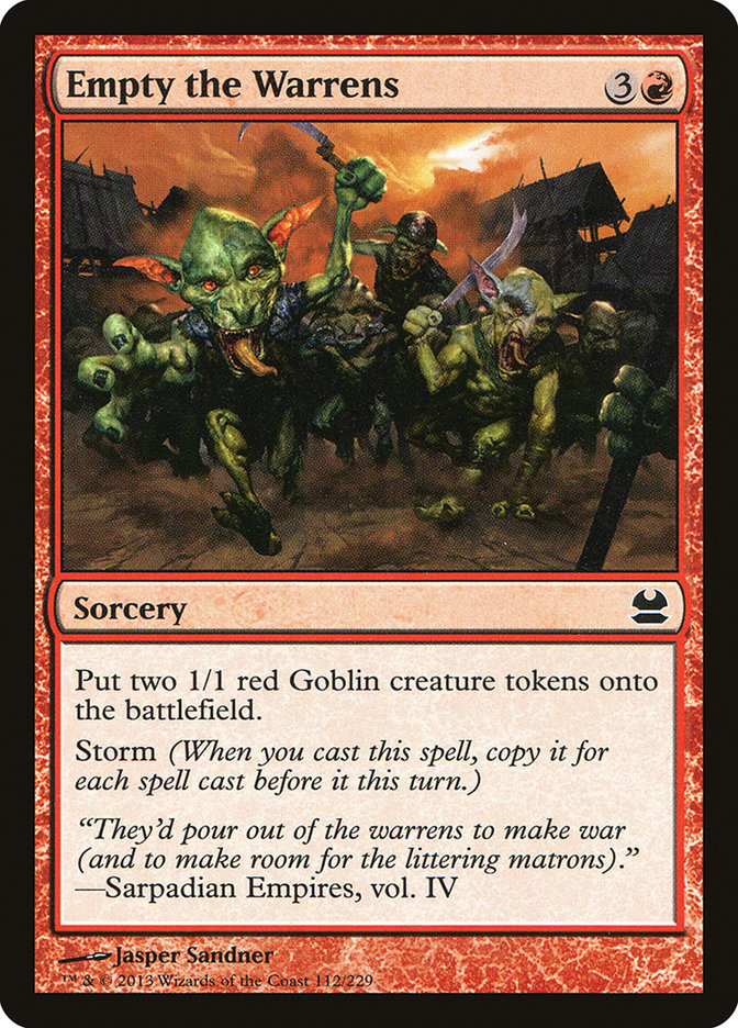 Empty the Warrens [Modern Masters] | Total Play