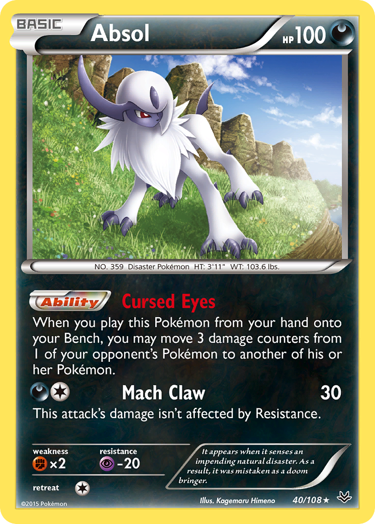 Absol (40/108) [XY: Roaring Skies] | Total Play