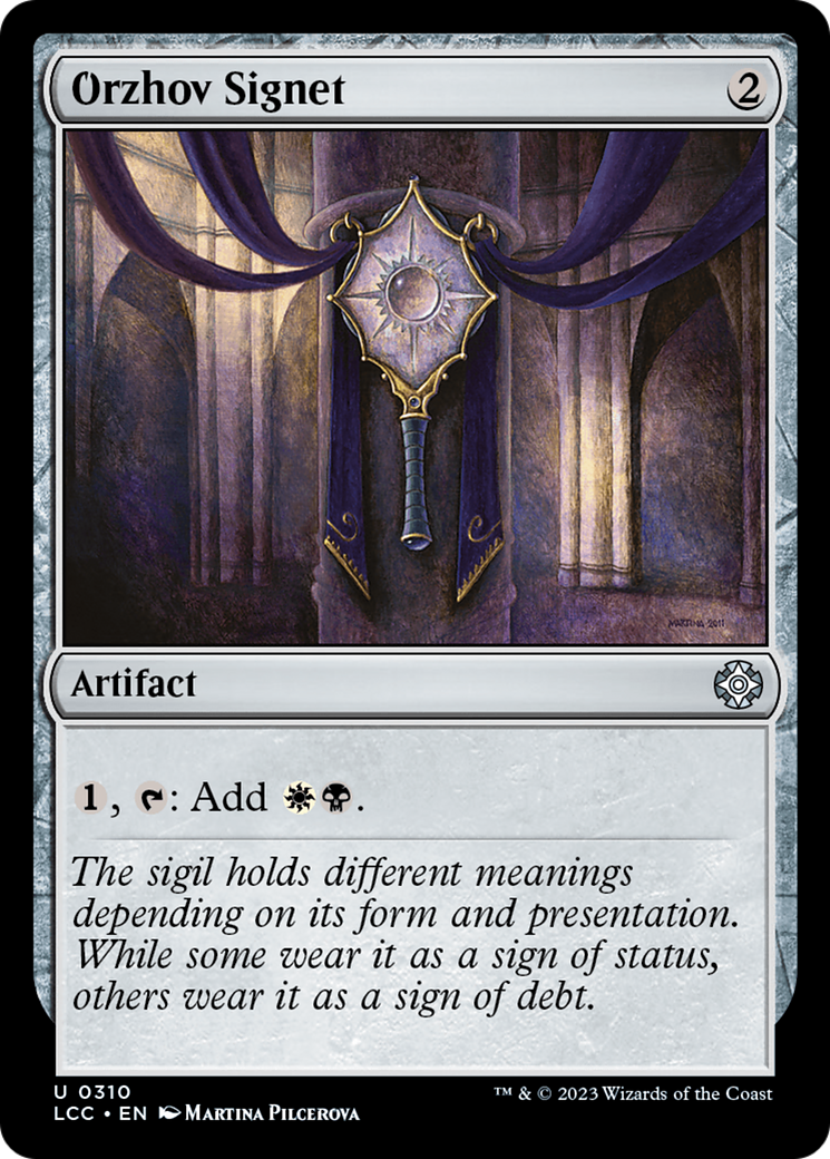 Orzhov Signet [The Lost Caverns of Ixalan Commander] | Total Play