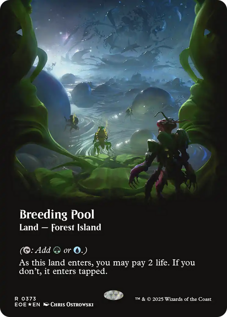 Breeding Pool (Borderless) (Galaxy Foil) [Edge of Eternities] | Total Play