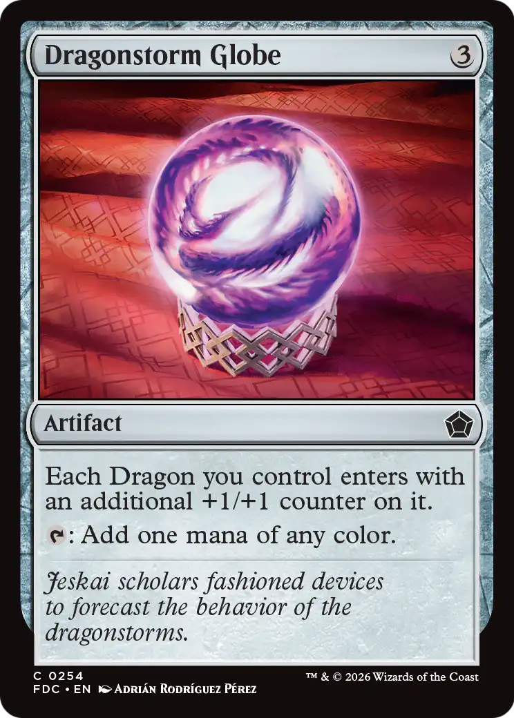 Dragonstorm Globe [Foundations Commander] | Total Play