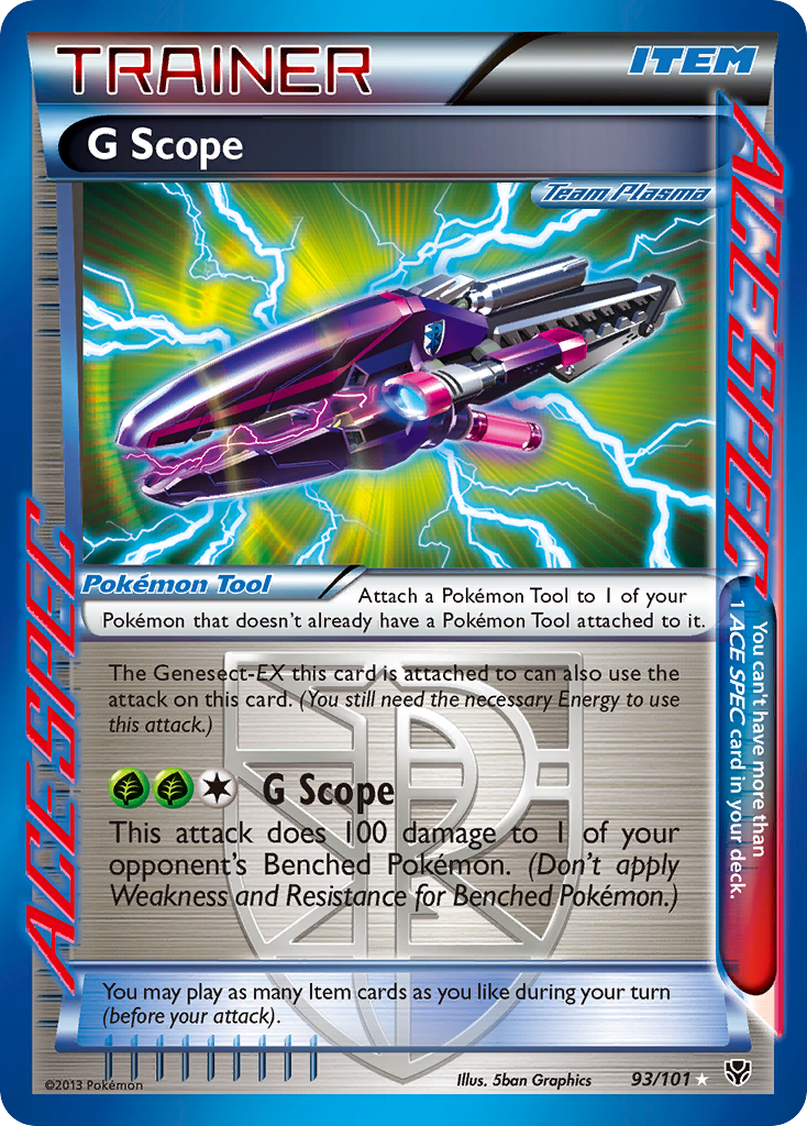 G Scope (93/101) [Black & White: Plasma Blast] | Total Play