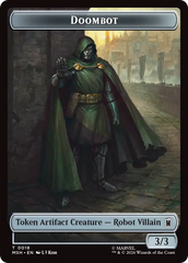 Merfolk // Doombot Double-Sided Token [Marvel Super Heroes Tokens] | Total Play
