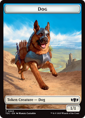 Dog // Goblin Double-Sided Token [Tarkir: Dragonstorm Commander Tokens] | Total Play