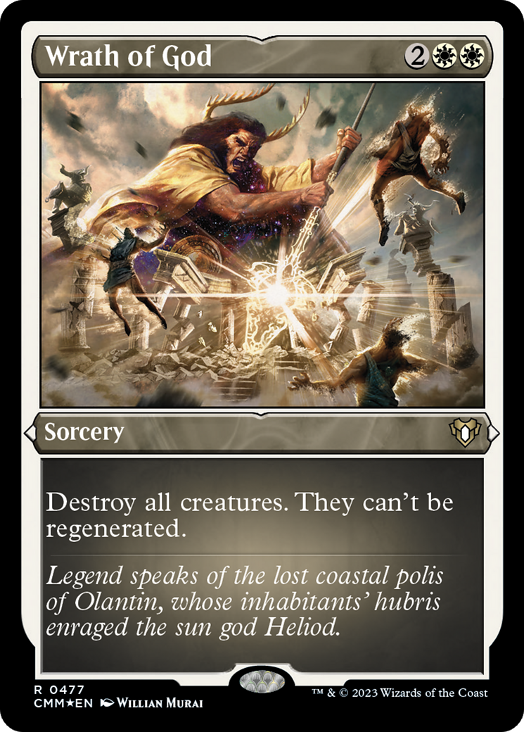Wrath of God (Foil Etched) [Commander Masters] | Total Play