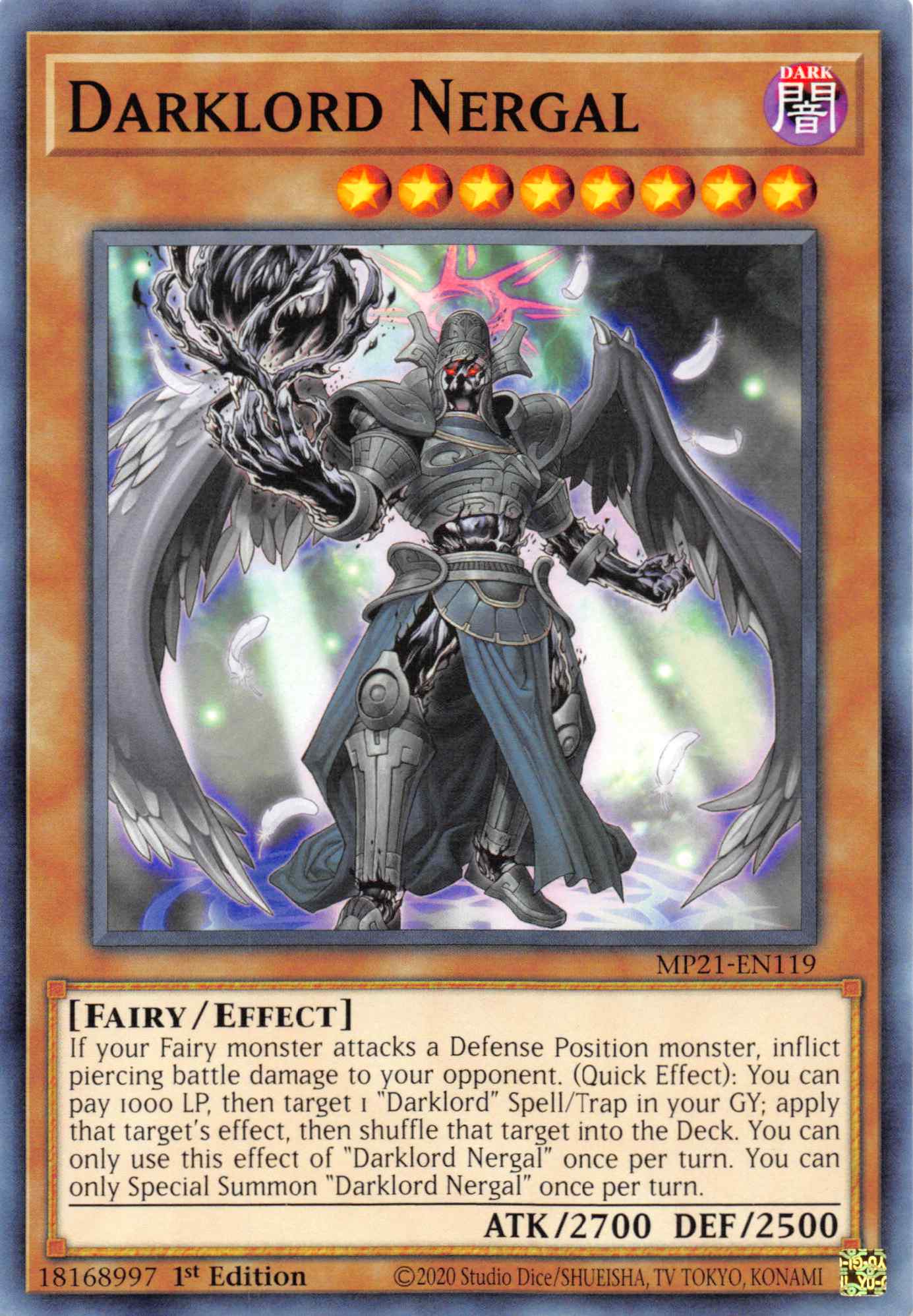 Darklord Nergal [MP21-EN119] Common | Total Play