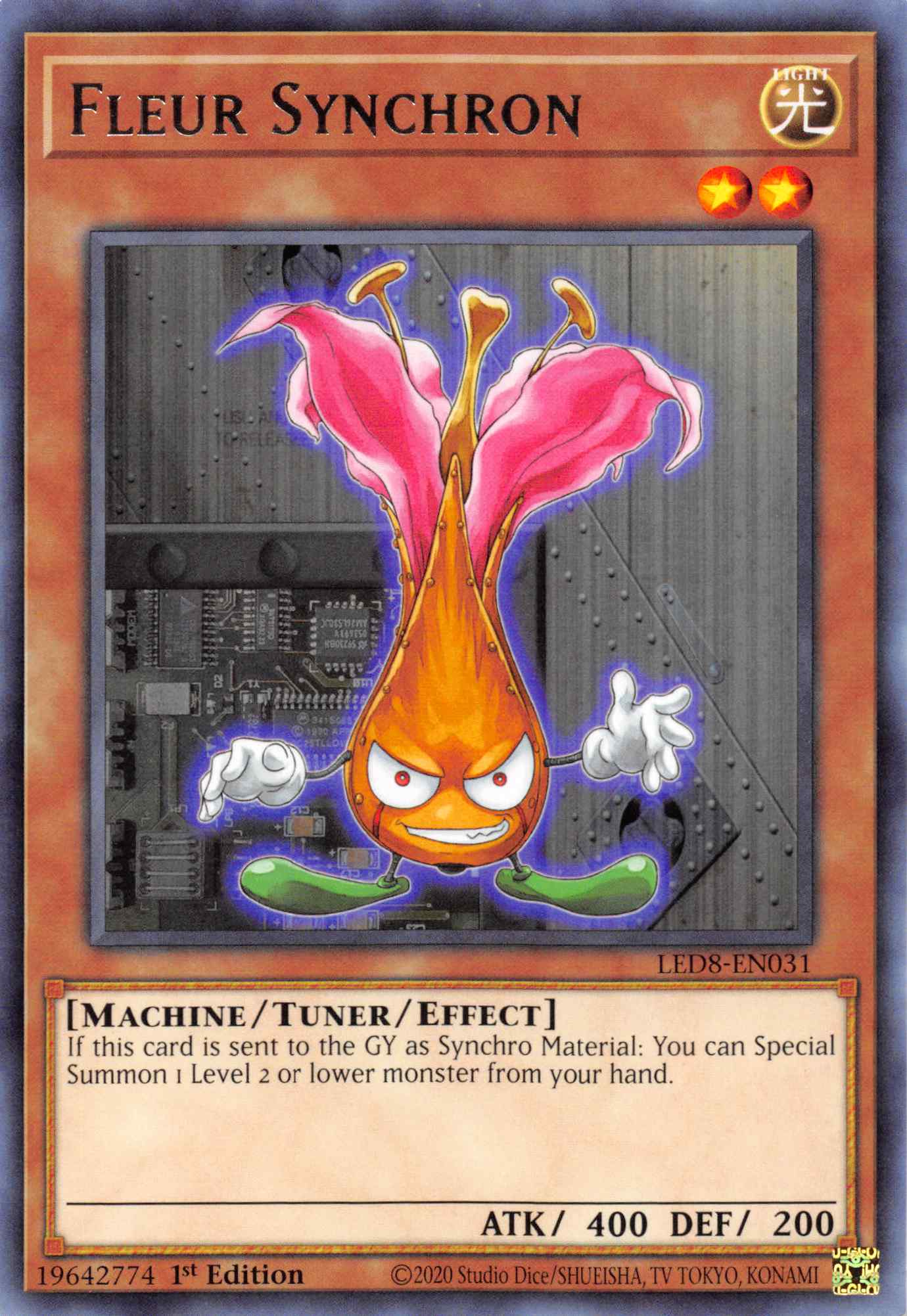 Fleur Synchron [LED8-EN031] Rare | Total Play