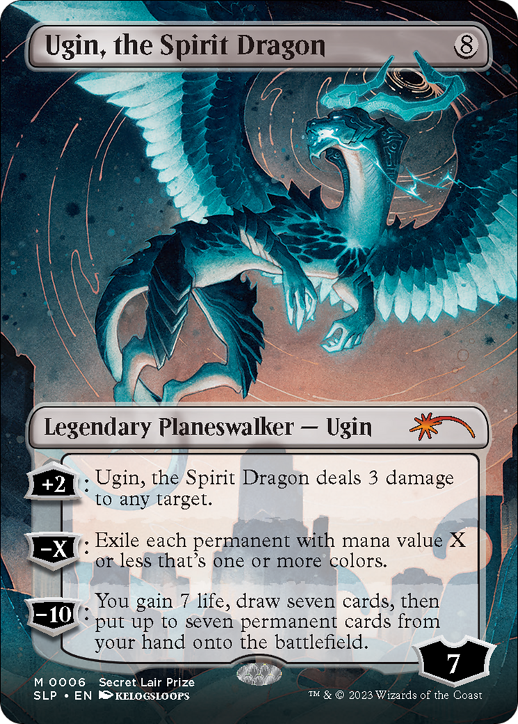 Ugin, the Spirit Dragon (Borderless) [Secret Lair Showdown] | Total Play