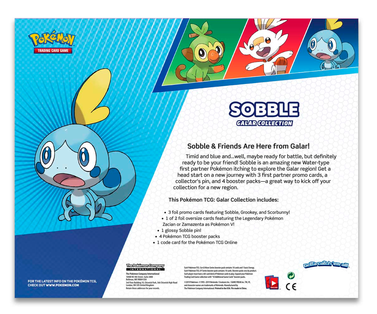 Galar Collection (Sobble/Zacian) | Total Play