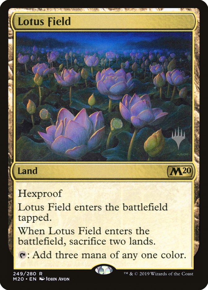 Lotus Field (Promo Pack) [Core Set 2020 Promos] | Total Play