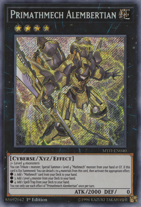 Primathmech Alembertian [MYFI-EN040] Secret Rare | Total Play