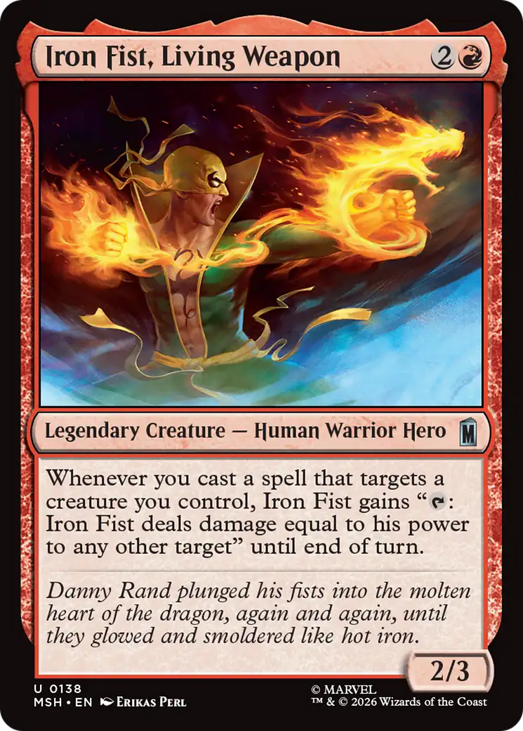Iron Fist, Living Weapon [Marvel Super Heroes] | Total Play