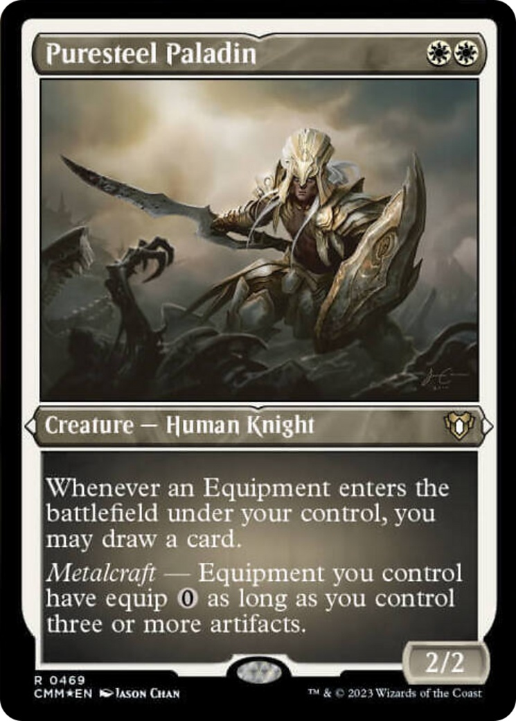 Puresteel Paladin (Foil Etched) [Commander Masters] | Total Play