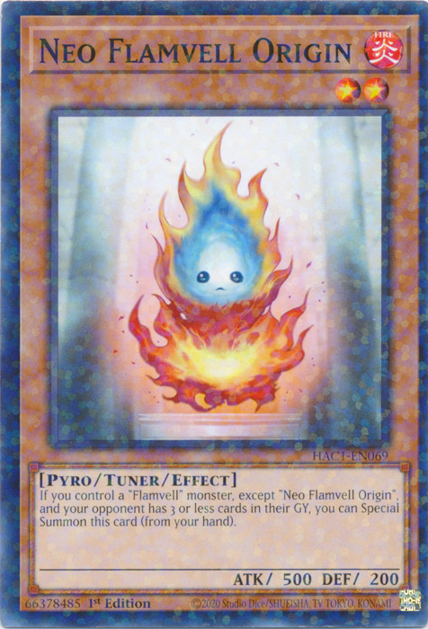 Neo Flamvell Origin (Duel Terminal) [HAC1-EN069] Common | Total Play