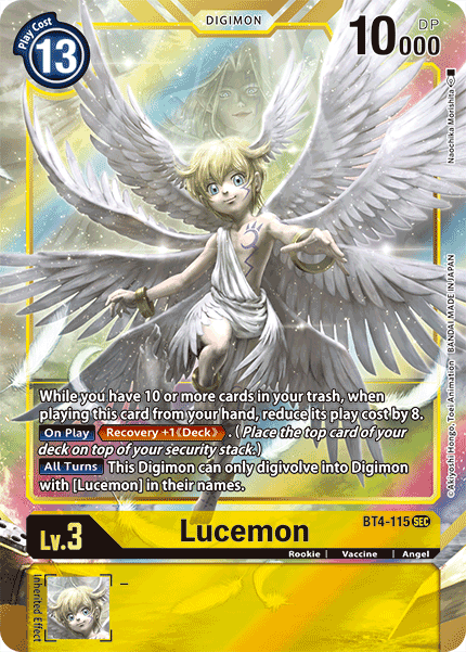 Lucemon [BT4-115] (Alternate Art) [Great Legend] | Total Play