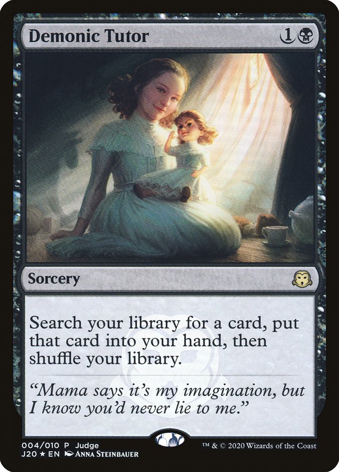 Demonic Tutor [Judge Gift Cards 2020] | Total Play