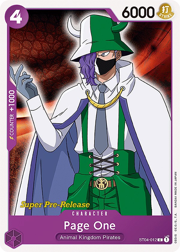 Page One [Super Pre-Release Starter Deck: Animal Kingdom Pirates] | Total Play