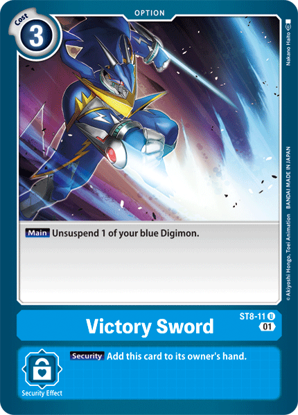 Victory Sword [ST8-11] [Starter Deck: Ulforce Veedramon] | Total Play