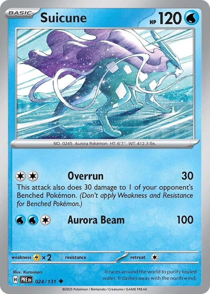 Suicune (024/131) [Scarlet & Violet: Prismatic Evolutions] | Total Play