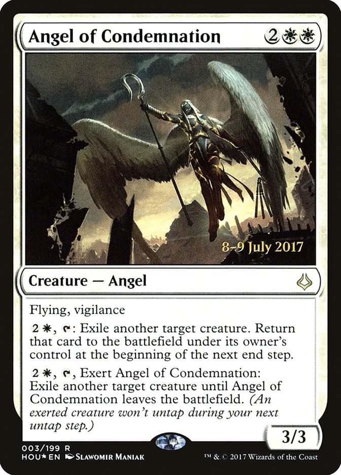 Angel of Condemnation [Hour of Devastation Prerelease Promos] | Total Play