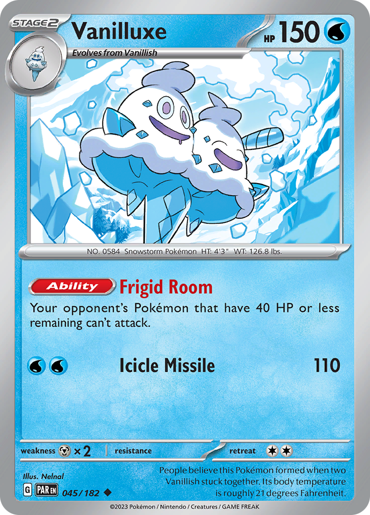 Vanilluxe (045/182) [Scarlet & Violet: Paradox Rift] | Total Play