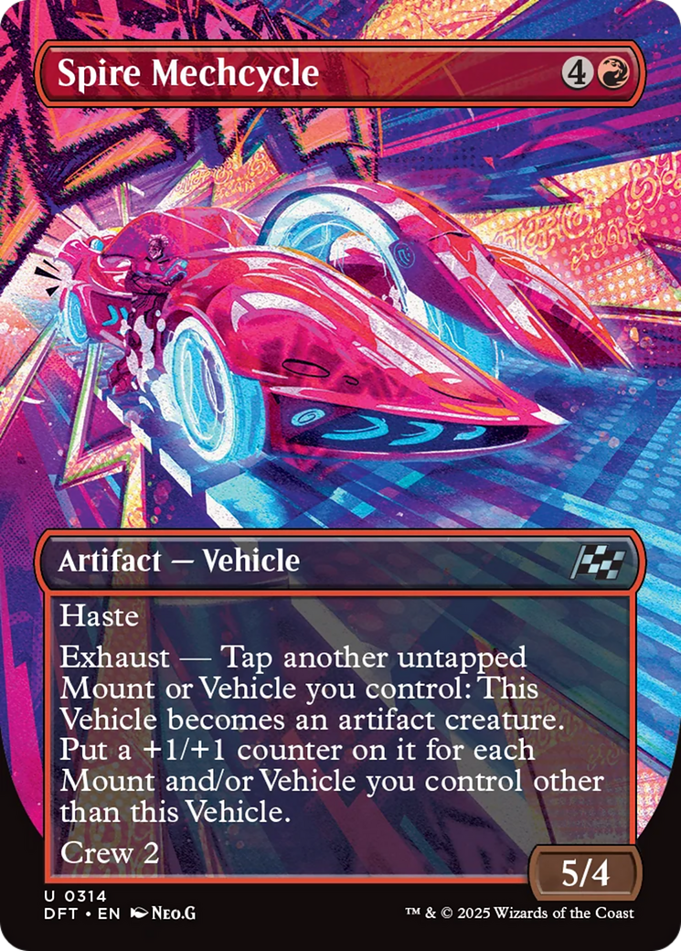 Spire Mechcycle (Borderless) [Aetherdrift] | Total Play