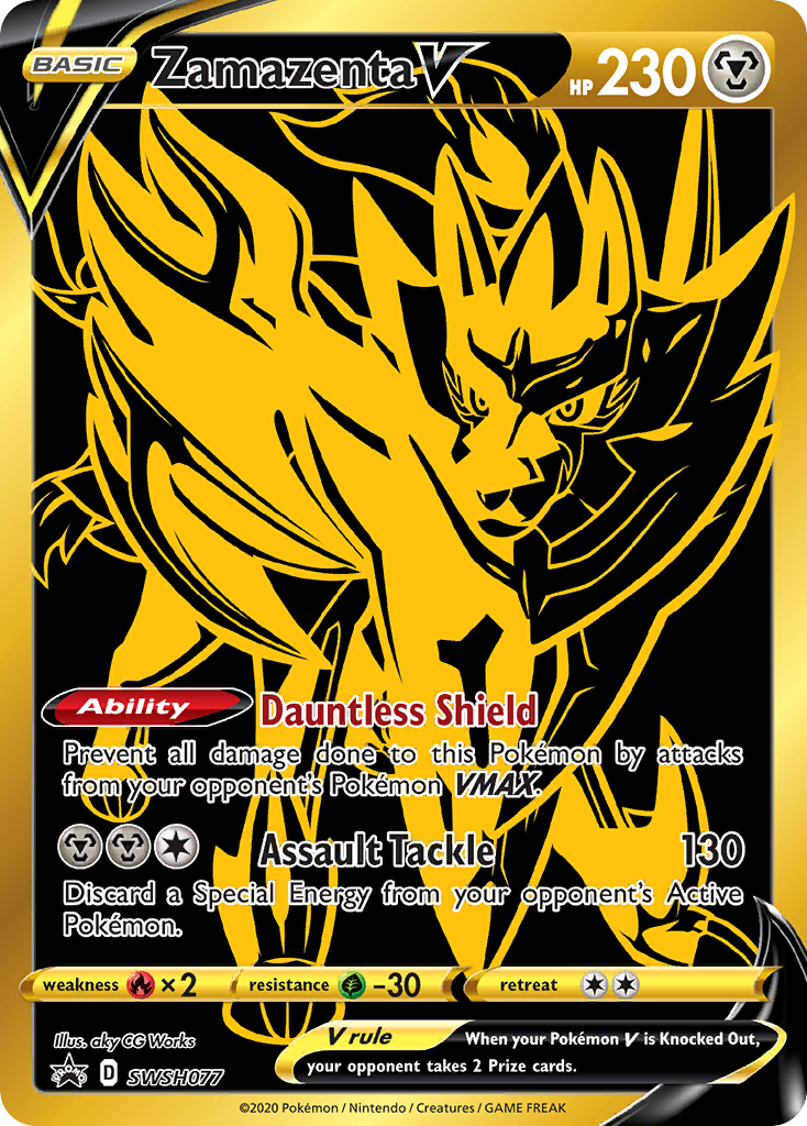 Zamazenta V (SWSH077) [Sword & Shield: Black Star Promos] | Total Play